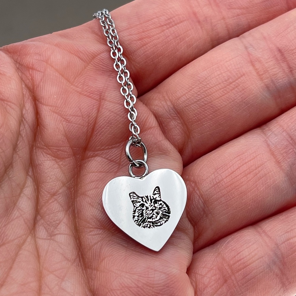 personalized pet cat dog necklace